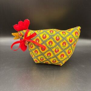 Collectible Creations Stuffed Rooster Chicken Vintage‎ Handmade Made in USA Red